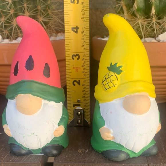 Vibrant Red and Yellow Decor Accents with Fruit-Inspired Hats - Picture 4 of 4